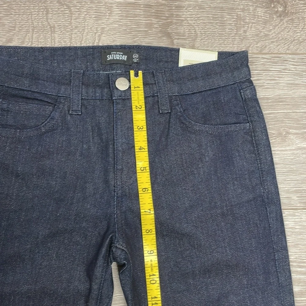 NWT Kate Spade Saturday Skinny Jeans Dark Wash Denim 24